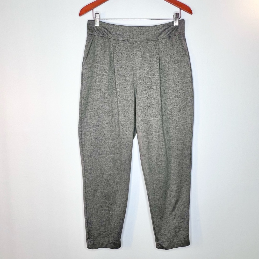 REI CoOp Womens Double Back Crop Pants Medium Castlerock Heather Stretch Pockets